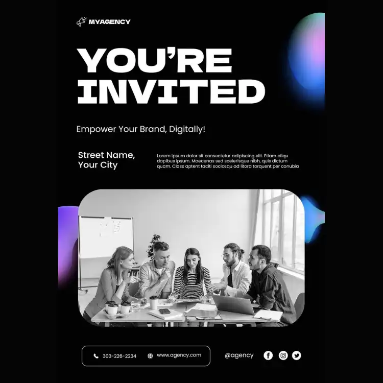Modern digital agency office for Buildora Agency website