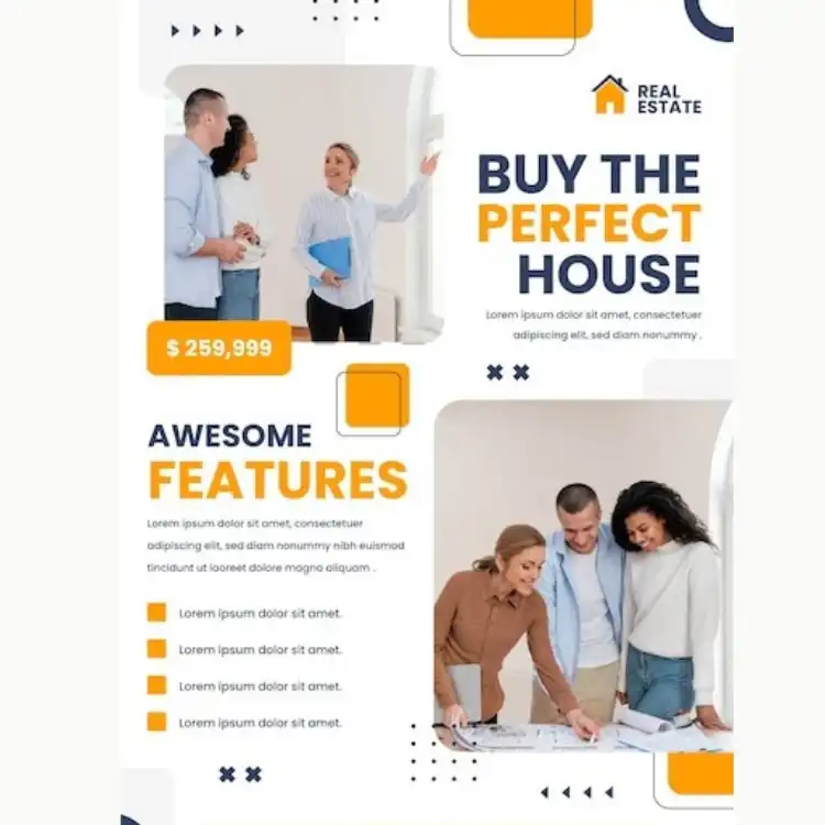 Real estate office interior for Prime Estate website