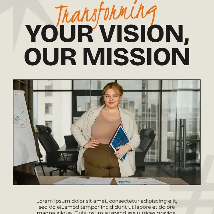Modern web interface for startup landing page